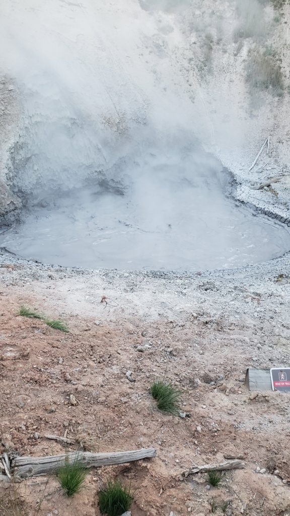 Mud Pots at Mud Volcano Yellowstone National Park