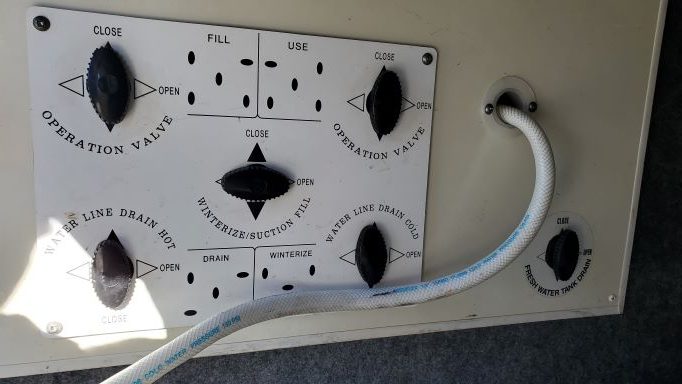 Coachman Mirada Control panel