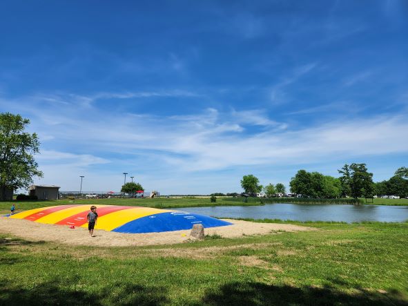 Country Bend Campground Jump Pillow