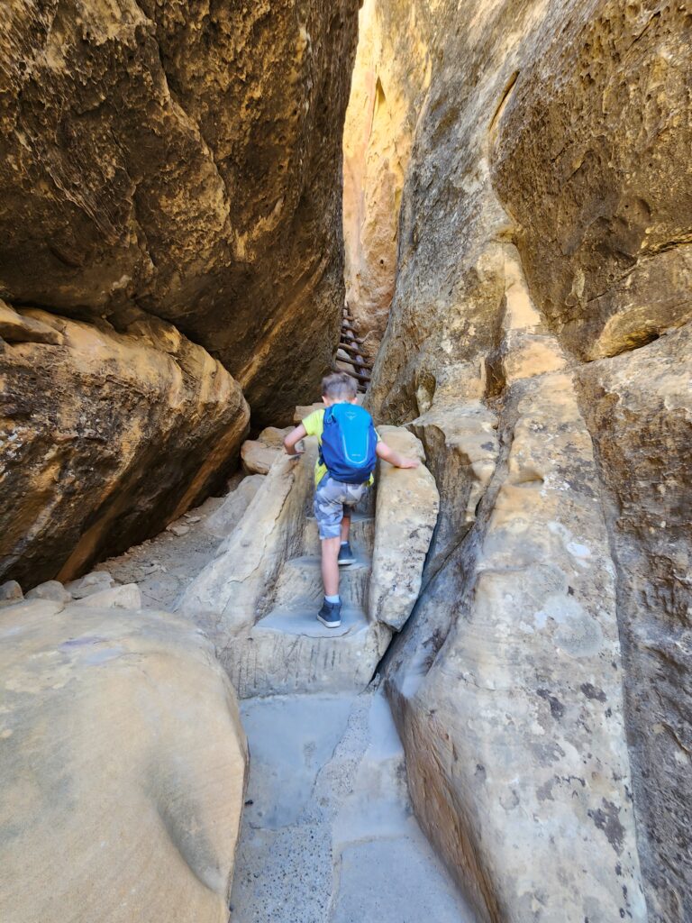 Exiting Cliff Palace