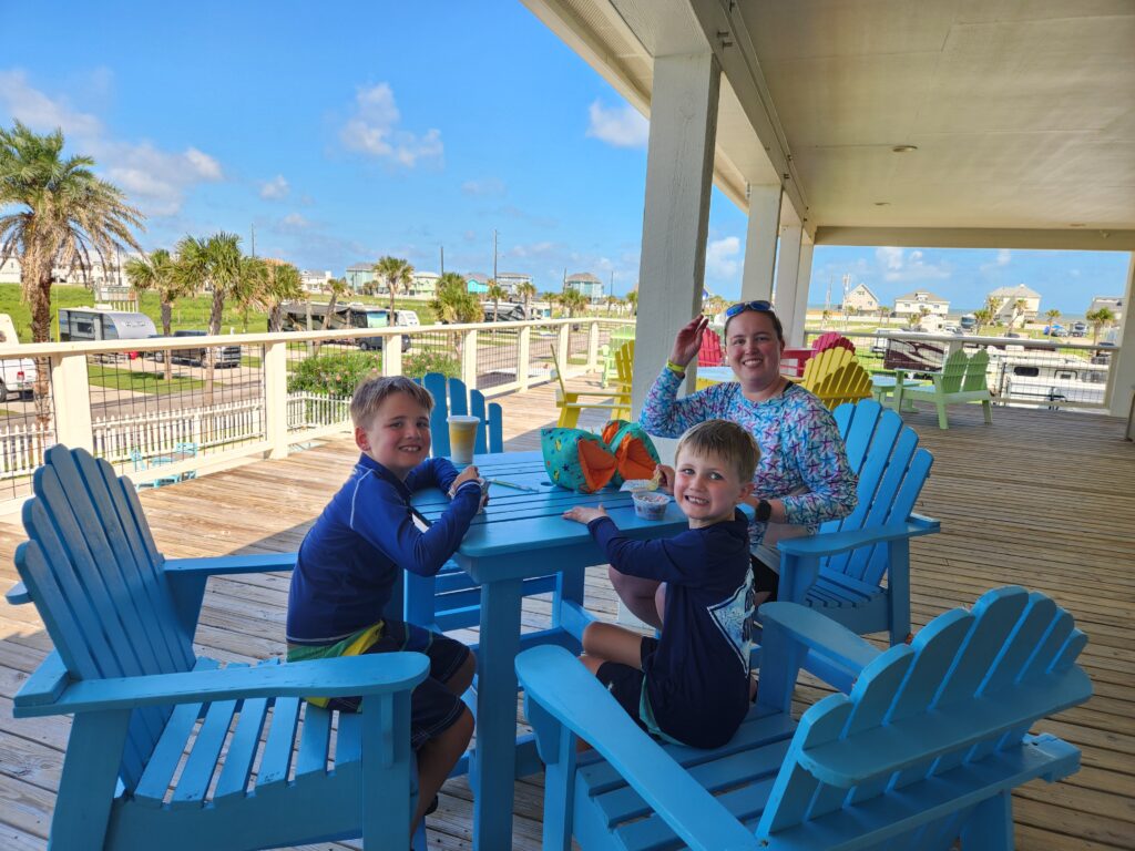 Frozen Drinks at Galveston Island KOA Holiday