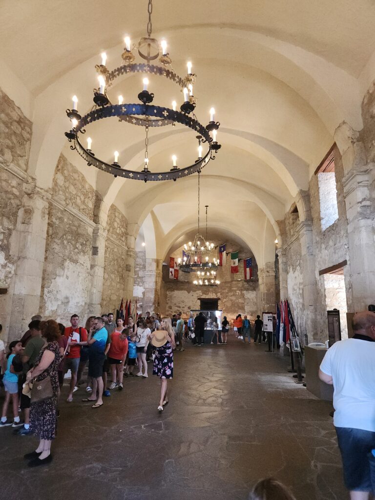 Inside the Alamo