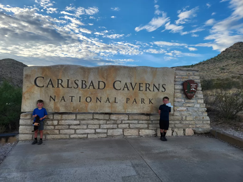 Carlsbad Caverns Entrance Sign