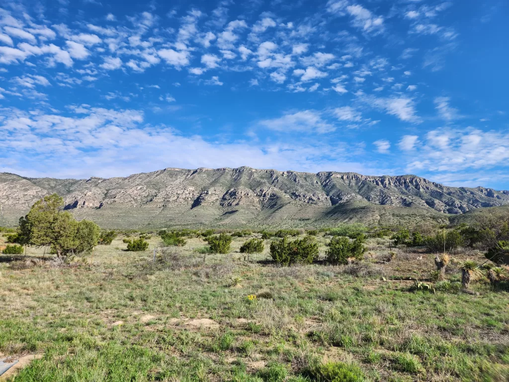 Spectacular View of Guadalupe Mountains National Park